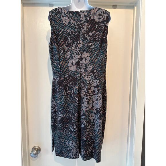 Antonio Melani Soft Fitted and Lined Fall Floral Midi Dress 14 EUC - Picture 3 of 6